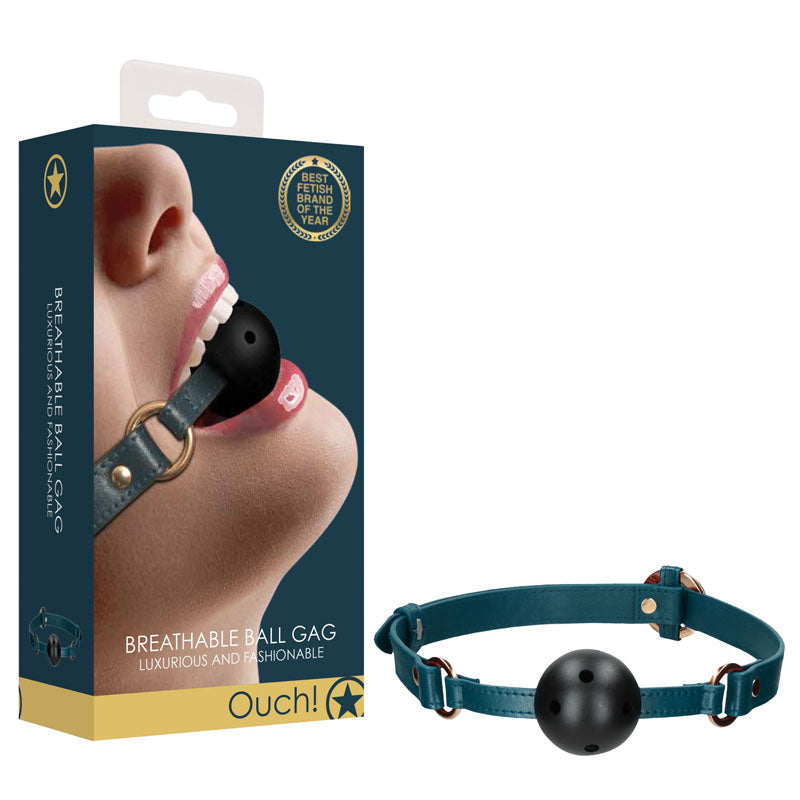 Ouch Halo Breathable Ball Gag Mouth Restraint for BDSM Play > Bondage Gear > Gags and Bits - Tophatter Daily Deals