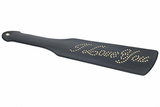 Ouch London Collection Paddle Black PU Leather with Iridescent Hardware > Bondage Gear > Paddles - Tophatter Daily Deals