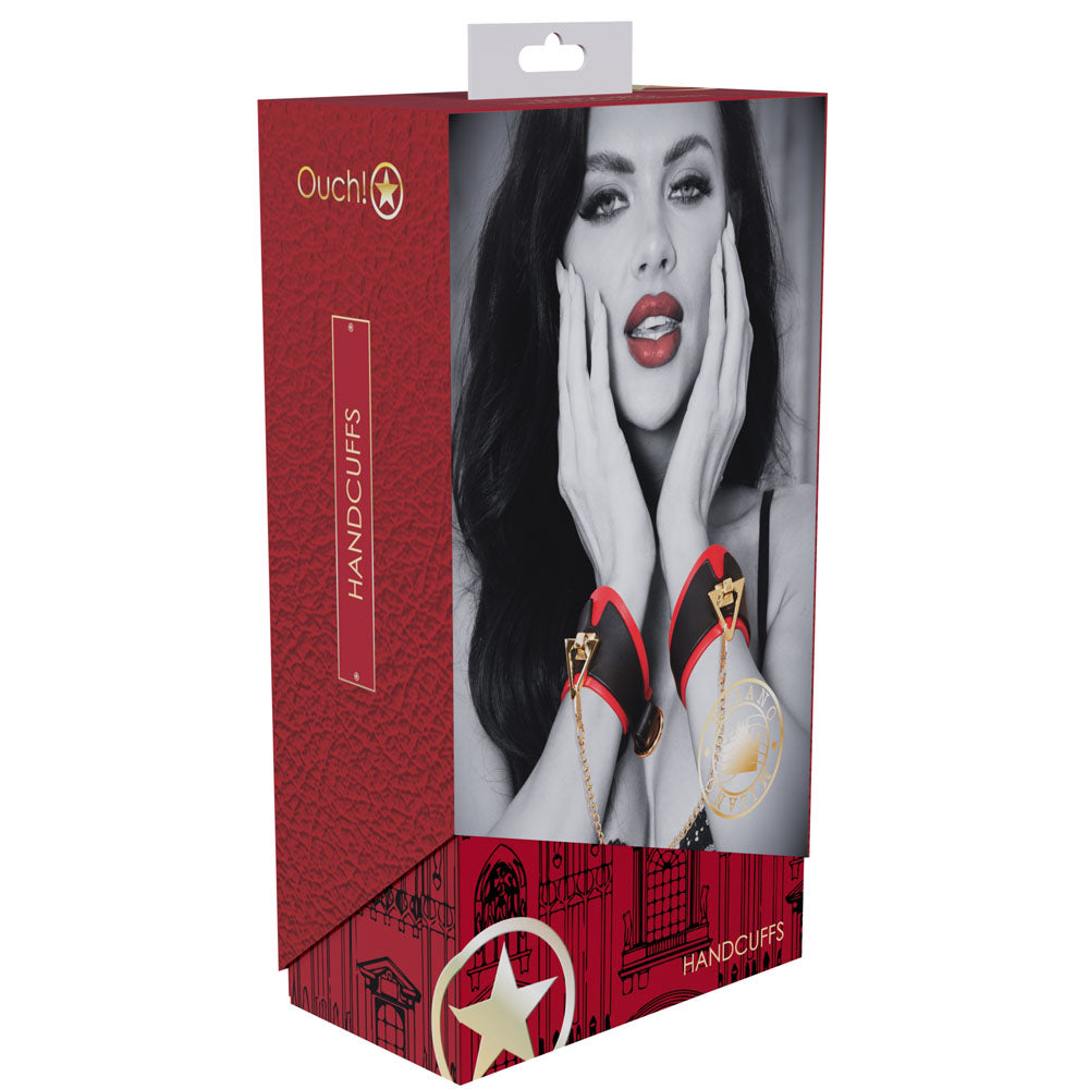 Ouch Milan Collection Handcuffs High Quality Bonded Leather Chic Design > Bondage Gear > Handcuffs - Tophatter Daily Deals