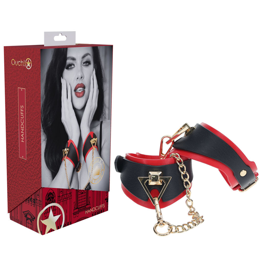Ouch Milan Collection Handcuffs High Quality Bonded Leather Chic Design > Bondage Gear > Handcuffs - Tophatter Daily Deals
