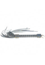 Ouch Paris Collection Flogger With Iridescent PU Leather Handle and Whip Strips > Bondage Gear > Whips & Floggers - Tophatter Daily Deals