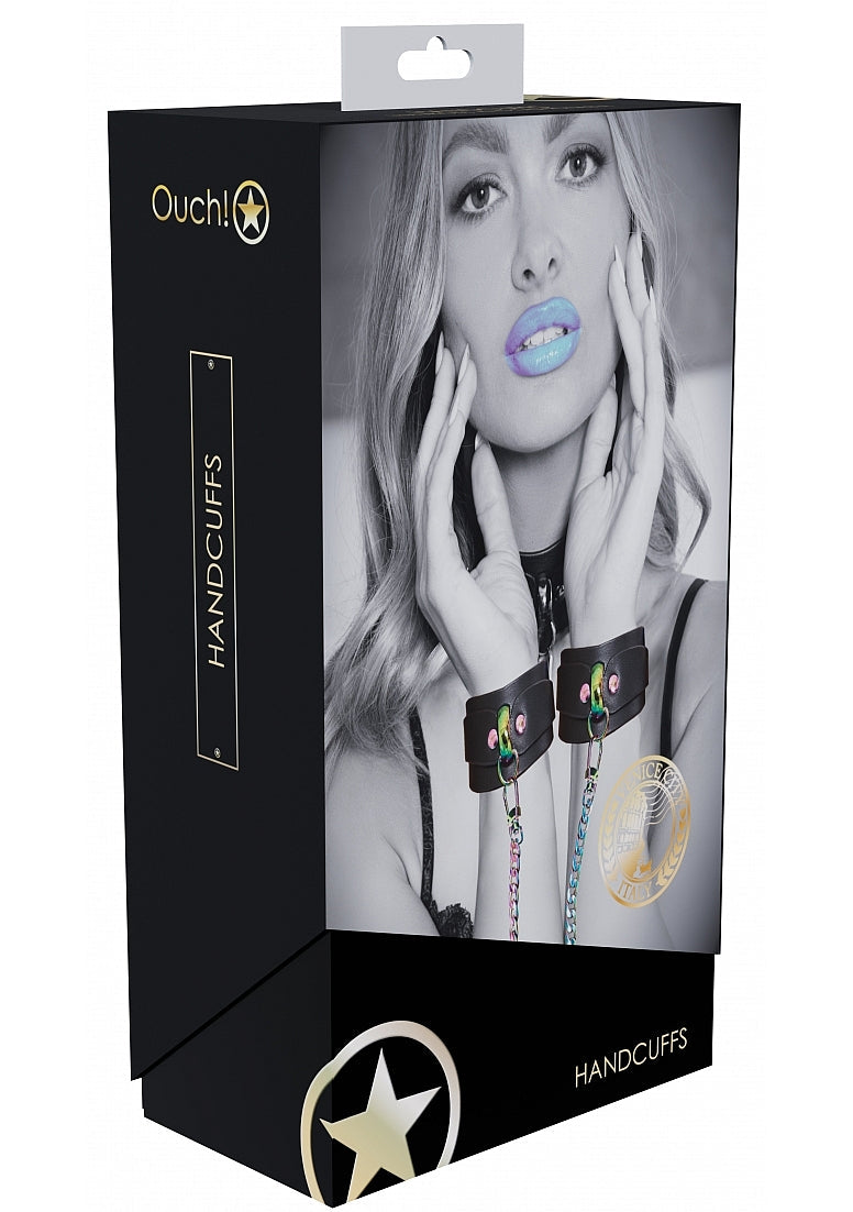 Ouch Venice Collection Handcuffs with Iridescent Finish > Bondage Gear > Restraints - Tophatter Daily Deals