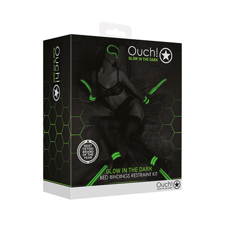 Ouch! Glow in the Dark Bed Bindings Restraint Kit - Tophatter Daily Deals
