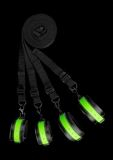Ouch! Glow in the Dark Bed Bindings Restraint Kit - Tophatter Daily Deals