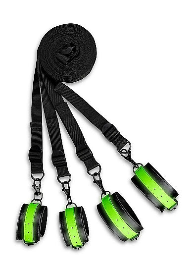 Ouch! Glow in the Dark Bed Bindings Restraint Kit - Tophatter Daily Deals