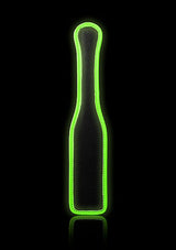 Ouch! Glow in the Dark Bonded Leather Paddle Neon Green - Tophatter Daily Deals