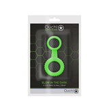 Ouch! Glow in the Dark Cockring & Ball Strap Neon Green - Tophatter Daily Deals