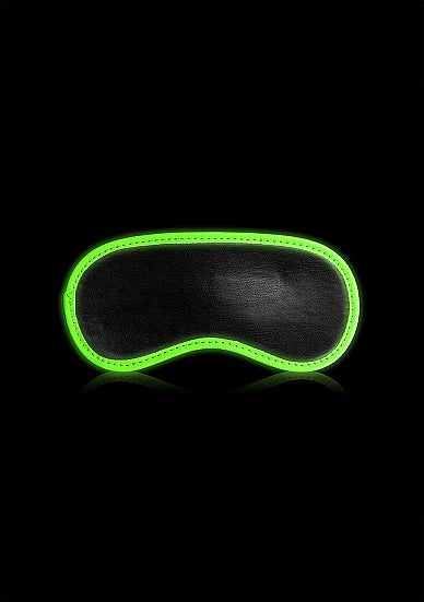 Ouch! Glow in the Dark Eye Mask Black/Neon Green - Tophatter Daily Deals