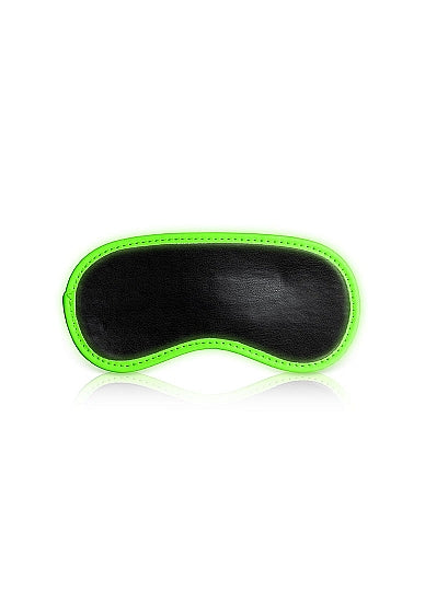 Ouch! Glow in the Dark Eye Mask Black/Neon Green - Tophatter Daily Deals