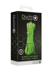 Ouch! Glow in the Dark Rope 10m 33 ft. Neon Green - Tophatter Daily Deals