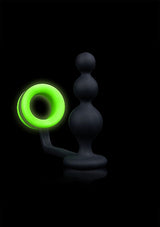 Beaded Anal Plug With Glow In Dark Cockring - Tophatter Daily Deals