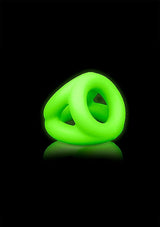 Ouch! Glow in the Dark Silicone Cock & Ball Sling Neon Green - Tophatter Daily Deals