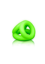 Ouch! Glow in the Dark Silicone Cock & Ball Sling Neon Green - Tophatter Daily Deals
