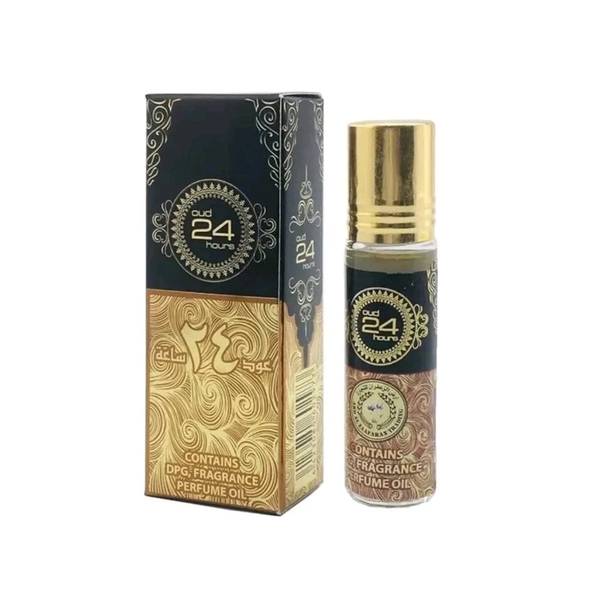 Ard Al Zaafaran Oud 24 Hours Concentrated Perfume Oil 10ml Roll-On - Tophatter Daily Deals