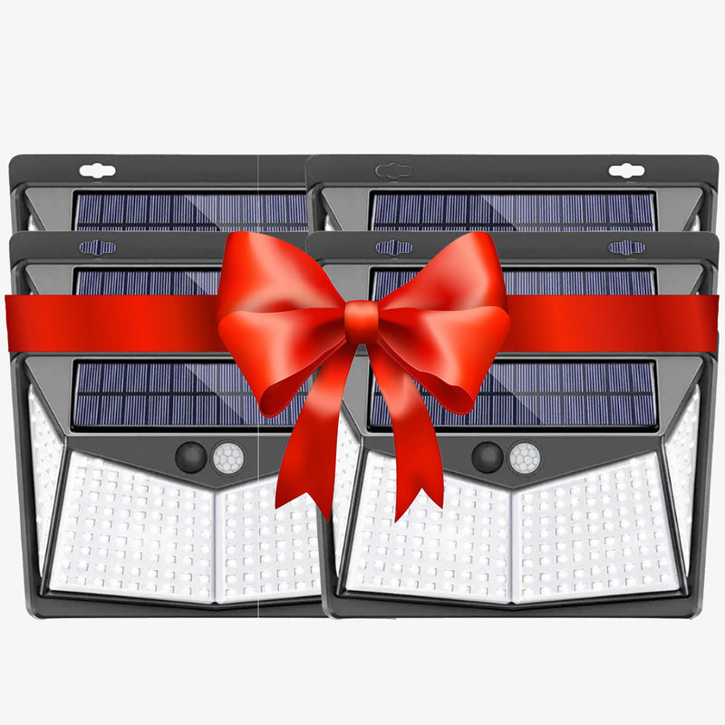 Solar Outdoor Light Wall Mount LED Floodlight Halloween 2025 BUY 3 GET 3 Free - Tophatter Daily Deals