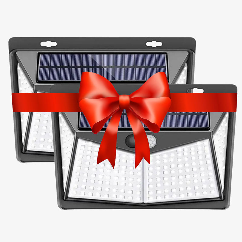 Solar Outdoor Light Wall Mount LED Floodlight Halloween 2025 BUY 1 GET 1 Free - Tophatter Daily Deals