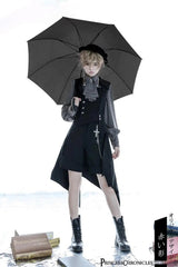 Ouji Lolita Outfit Retro Lolita Medieval Little Prince Irregular Long Vest / Shorts by Princess Chronicles ~ The Shadow - Tophatter Daily Deals