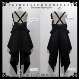 Ouji Outfit Cool Lolita Waist Cincher w. High Low Skirt by Princess Chronicles ~ Rabbit Theater Corset Costume Ouji Lolita Blous - Tophatter Daily Deals