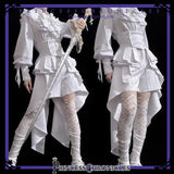 Ouji Outfit Cool Lolita Waist Cincher w. High Low Skirt by Princess Chronicles ~ Rabbit Theater Corset Costume Ouji Lolita Blous - Tophatter Daily Deals