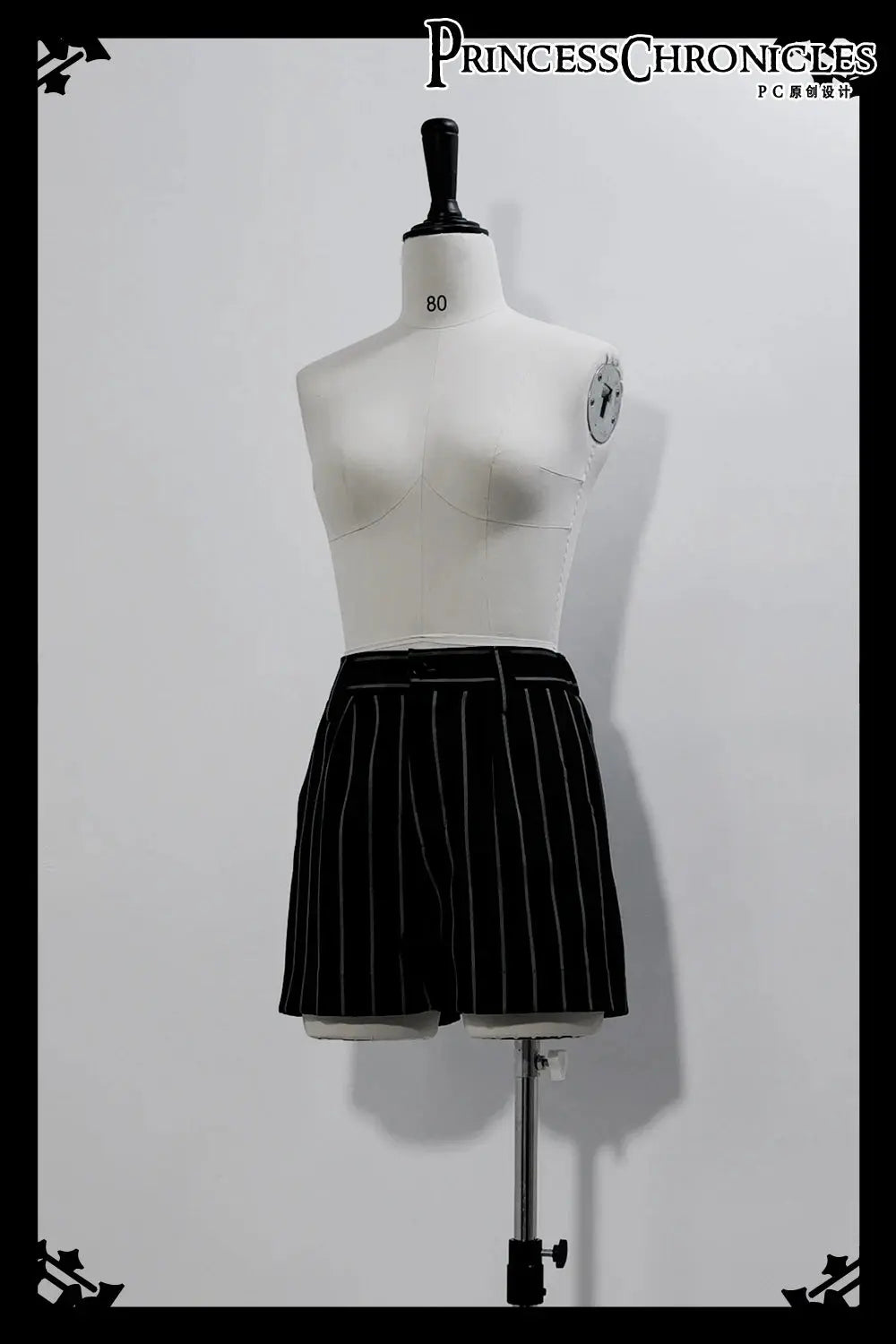 Ouji Outfit Cool Lolita Waist Cincher w. High Low Skirt by Princess Chronicles ~ Rabbit Theater Corset Costume Ouji Lolita Blous - Tophatter Daily Deals