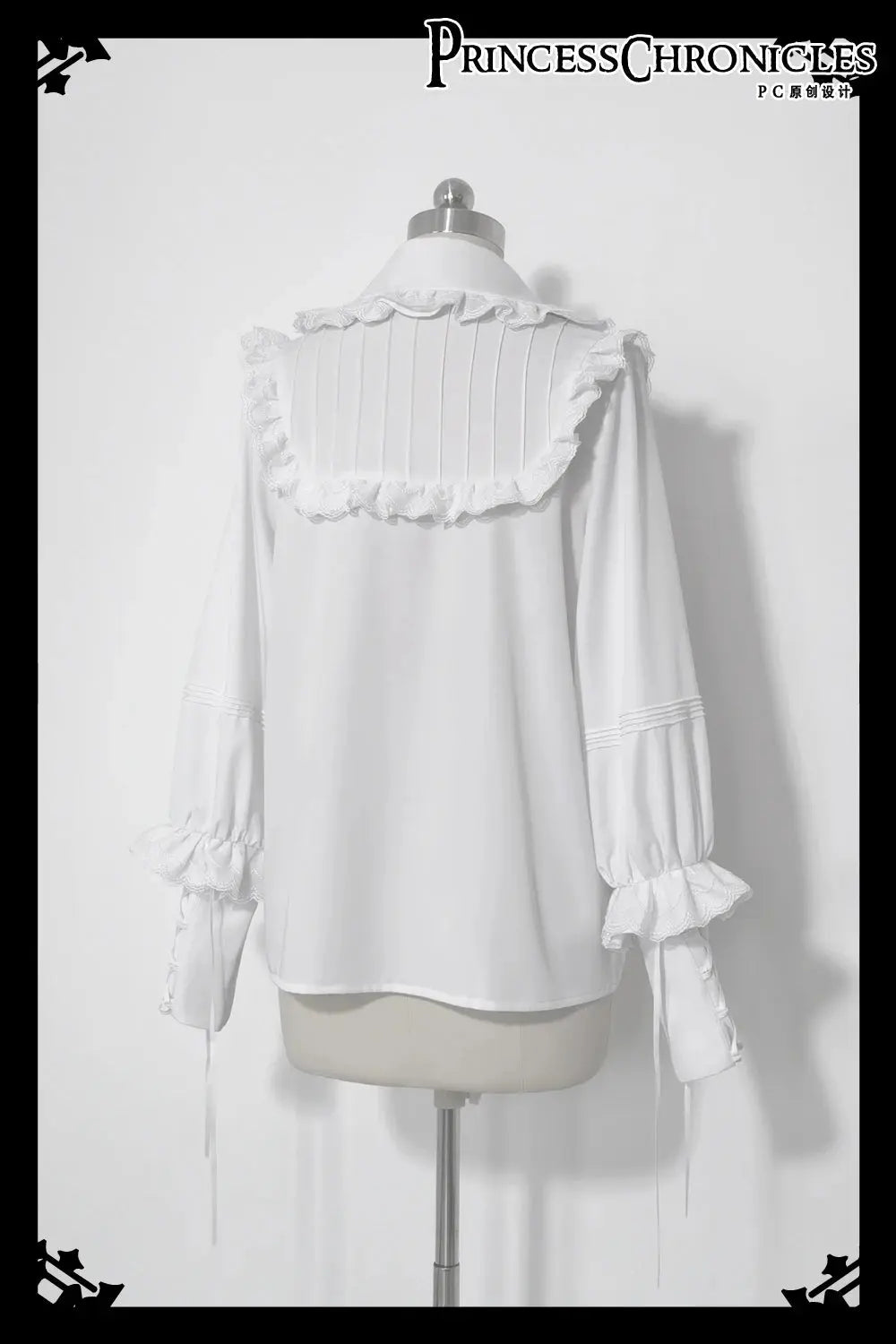 Ouji Outfit Cool Lolita Waist Cincher w. High Low Skirt by Princess Chronicles ~ Rabbit Theater Corset Costume Ouji Lolita Blous - Tophatter Daily Deals