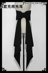 Ouji Outfit Cool Lolita Waist Cincher w. High Low Skirt by Princess Chronicles ~ Rabbit Theater Corset Costume Ouji Lolita Blous - Tophatter Daily Deals