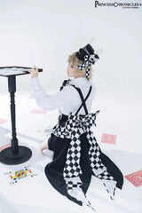 Ouji Outfit Cool Lolita Waist Cincher w. High Low Skirt by Princess Chronicles ~ Rabbit Theater Corset Costume Ouji Lolita Blous - Tophatter Daily Deals