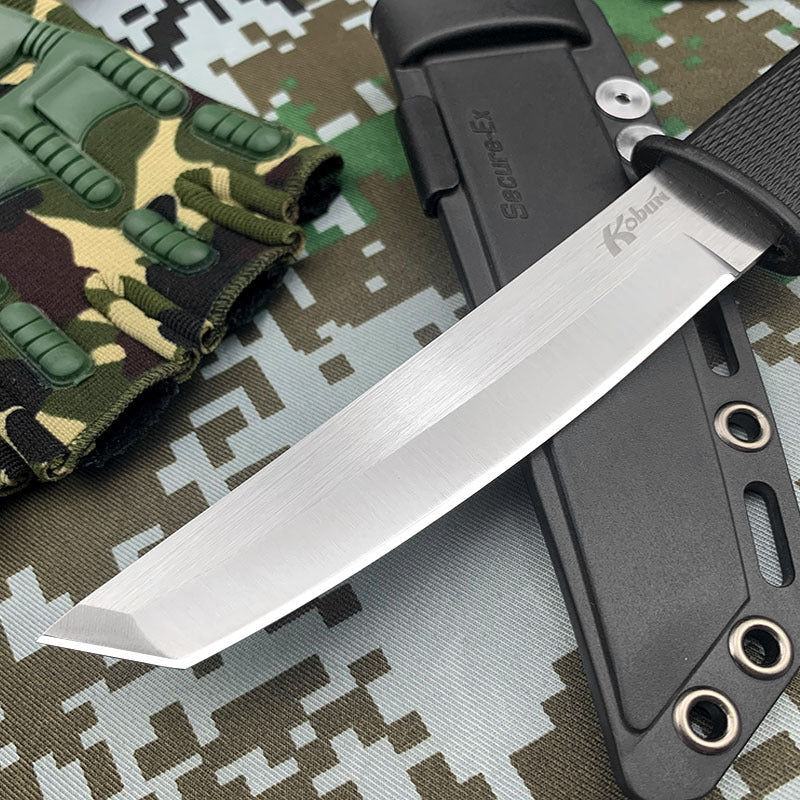 Outdoor Fixed-Blade Camping Tactical Knife - Tophatter Daily Deals