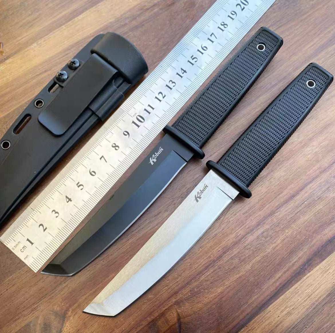 Outdoor Fixed-Blade Camping Tactical Knife - Tophatter Daily Deals