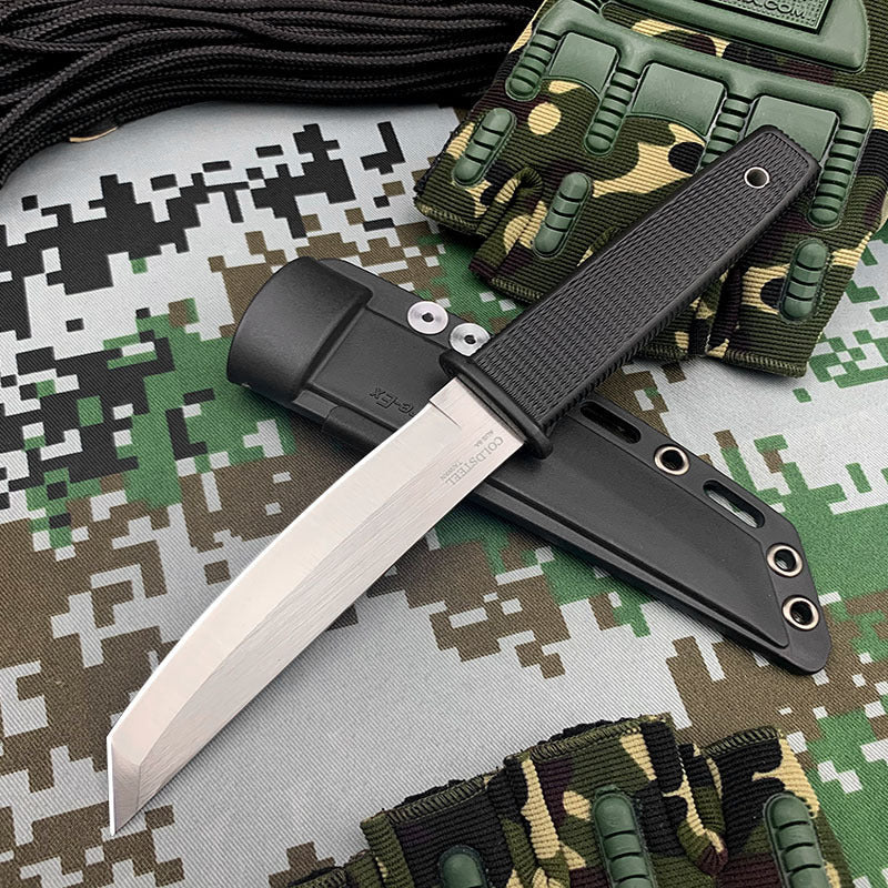 Outdoor Fixed-Blade Camping Tactical Knife - Tophatter Daily Deals