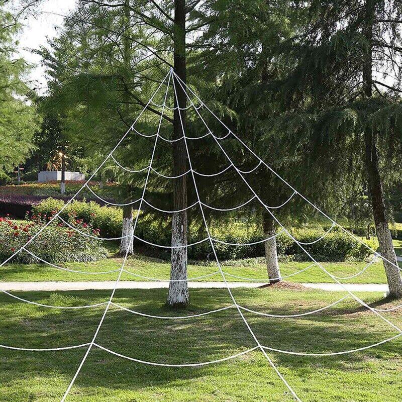 Large Spider Web Decor - 5M Giant Spider Web Party Props Decor Outdoor Fancy Dress Festive & Franchise - Tophatter Daily Deals