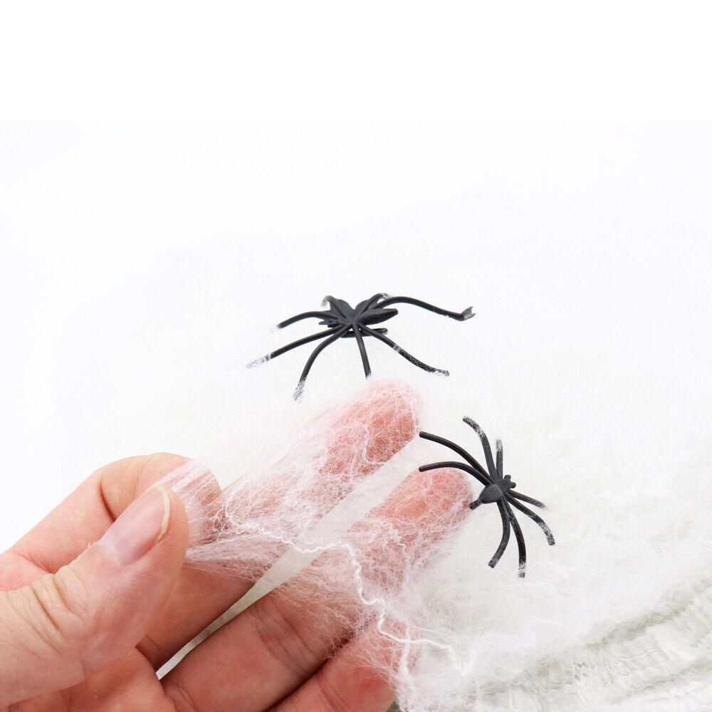 Large Spider Web Decor - 5M Giant Spider Web Party Props Decor Outdoor Fancy Dress Festive & Franchise - Tophatter Daily Deals