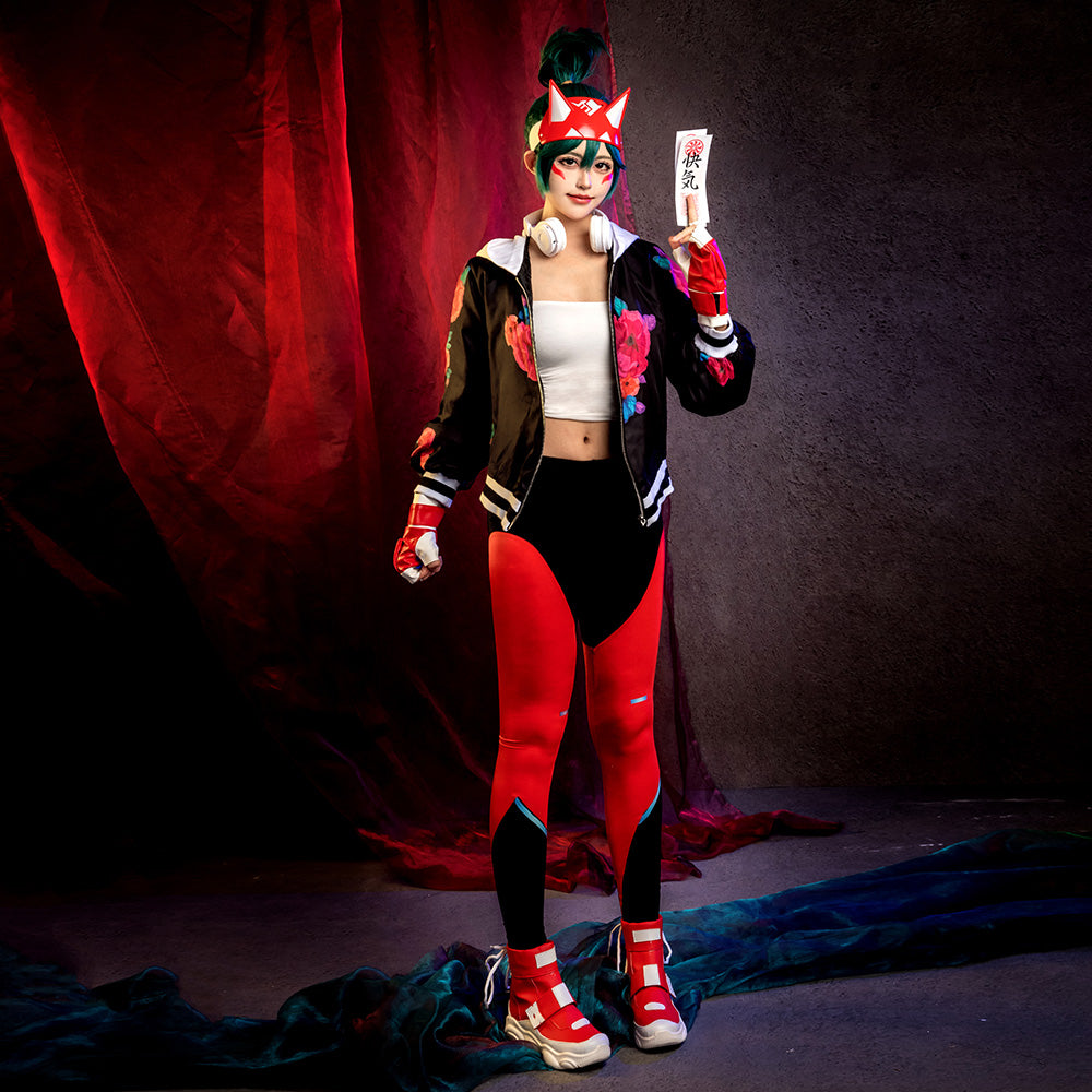 Overwatch2 OW2 Kiriko Athleisure Cosplay Costume - Tophatter Daily Deals
