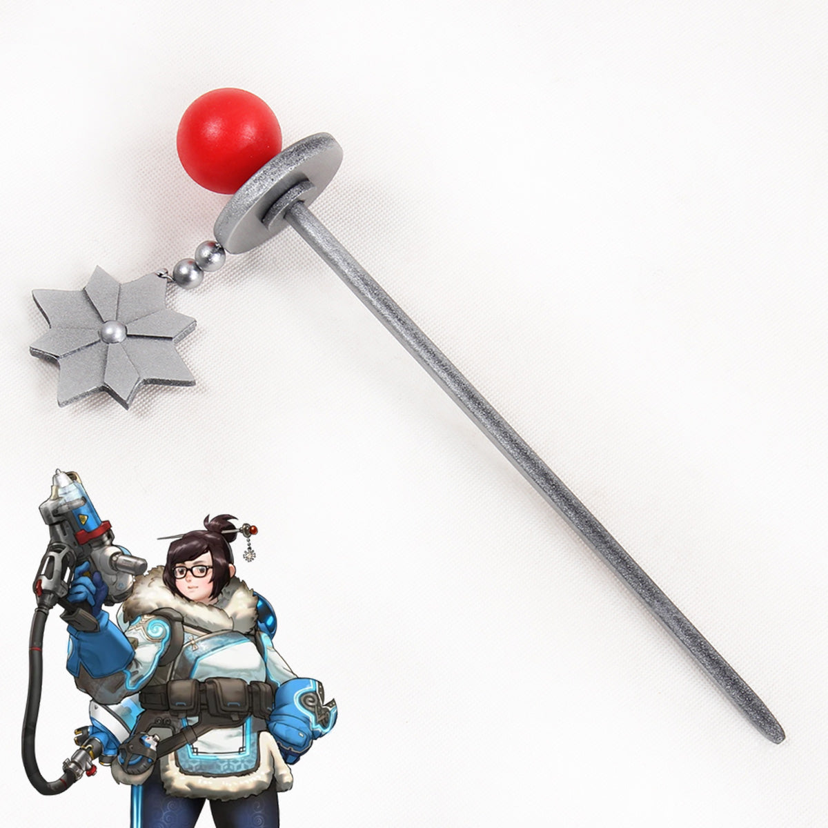 Overwatch OW Dr. Mei Ling Zhou Headwear Cosplay Accessory Prop Prop - Tophatter Daily Deals