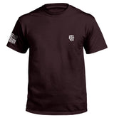 Shield Branded Tee Tee Ox Blood Men's Tops - Tophatter Daily Deals