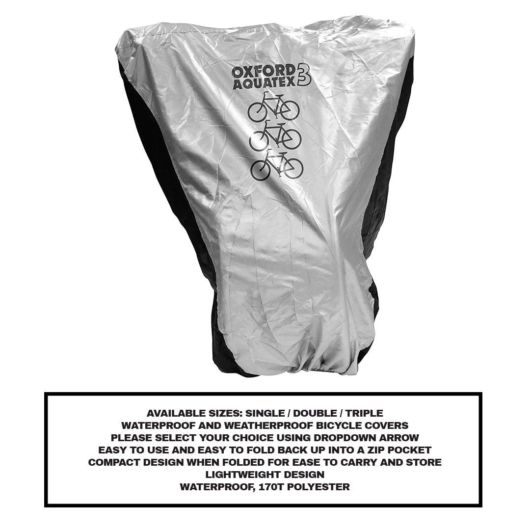 Bicycle Outdoor Cover - Waterproof Bicycle Cover OXFORD Aquatex Rain Bike Single/Double/Triple Mountain & Cycling - Tophatter Daily Deals