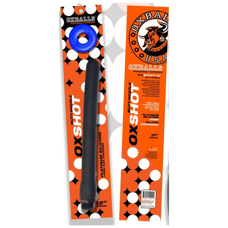 Oxshot Butt Nozzle 12in Shower Hose for Ultimate Cleaning > Essentials > Douches - Tophatter Daily Deals