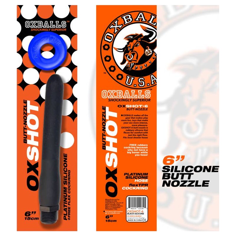 Oxshot Butt Nozzle 6in Shower Hose > Essentials > Douches - Tophatter Daily Deals