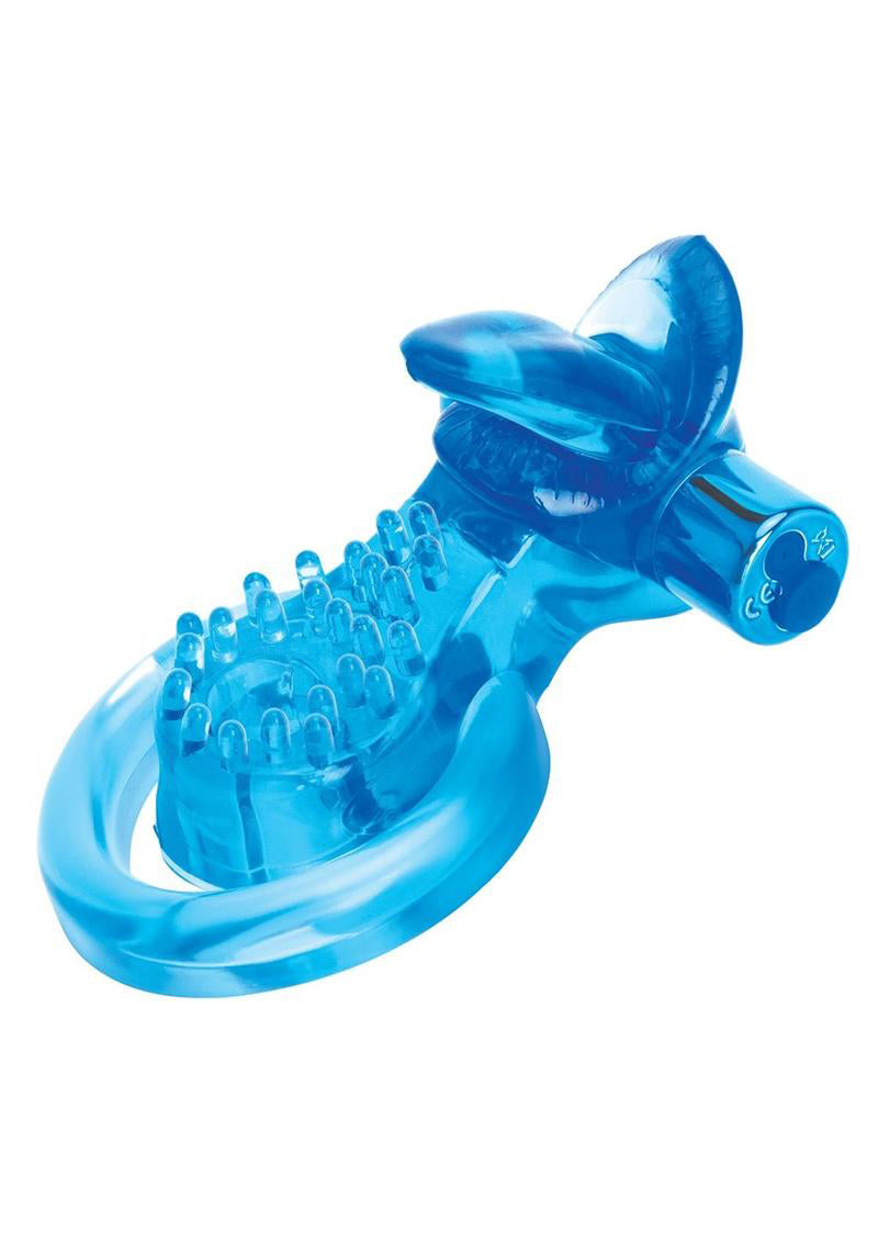 Bodywand Duo Ring with Clit Tickler > Cock Ring > Vibrating - Tophatter Daily Deals