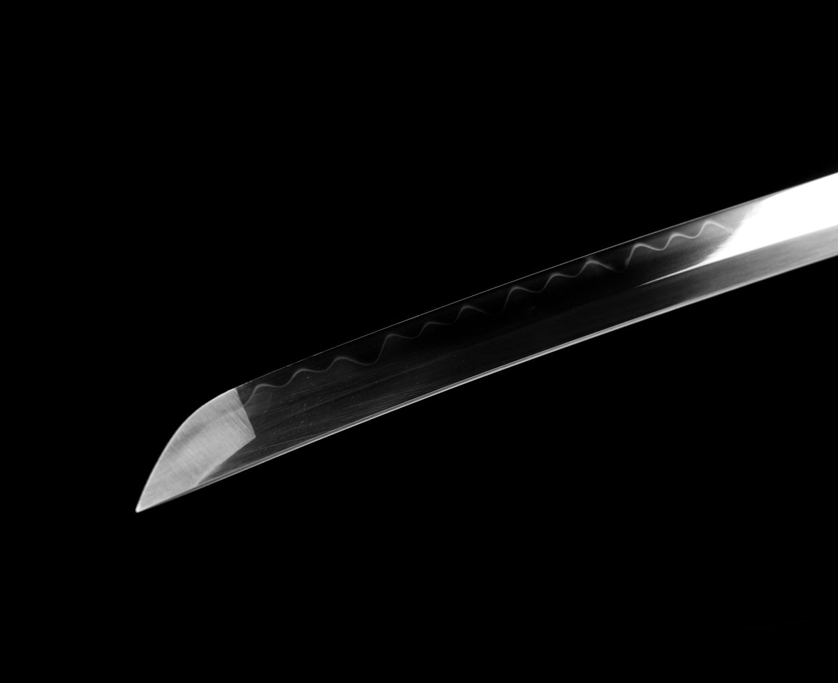 Demon Slayer - Tanjiro "Fire Breath" Nichirin Clay Tempered Hand Forged Fantasy Sword - Tophatter Daily Deals