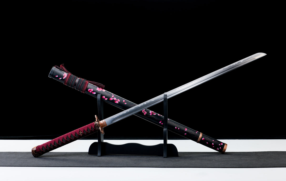 Ghost of Yotei - Sakura In Moonlight Display (Straight Blade) Katana Katana - Tophatter Daily Deals