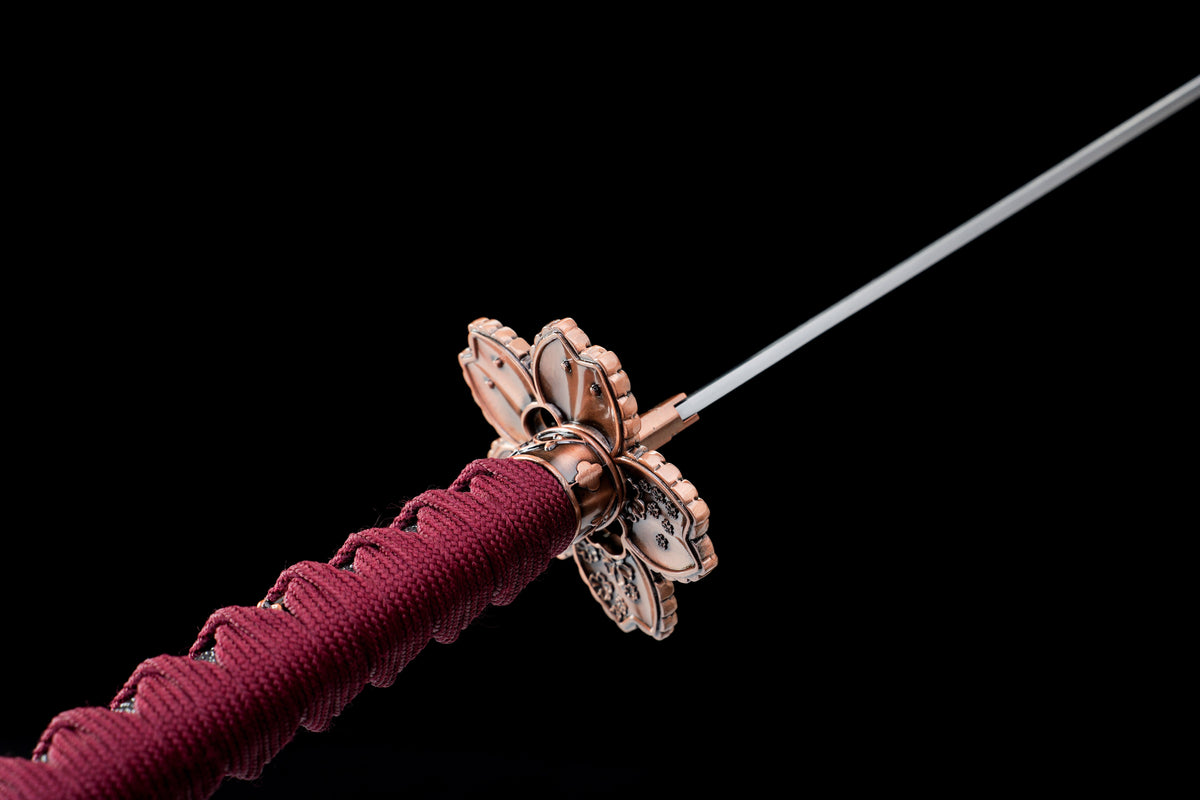 Ghost of Yotei - Sakura In Moonlight Display (Straight Blade) Katana Katana - Tophatter Daily Deals