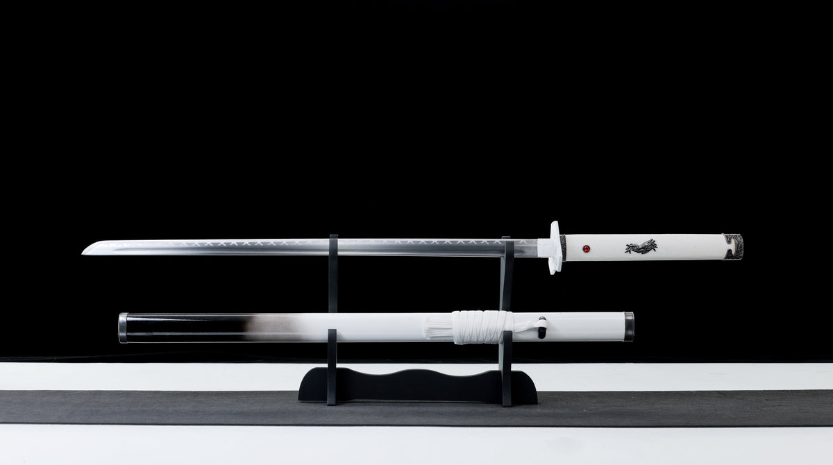 Ghost of Yotei - Blood In The Snow Display (Straight Blade) Katana Katana - Tophatter Daily Deals