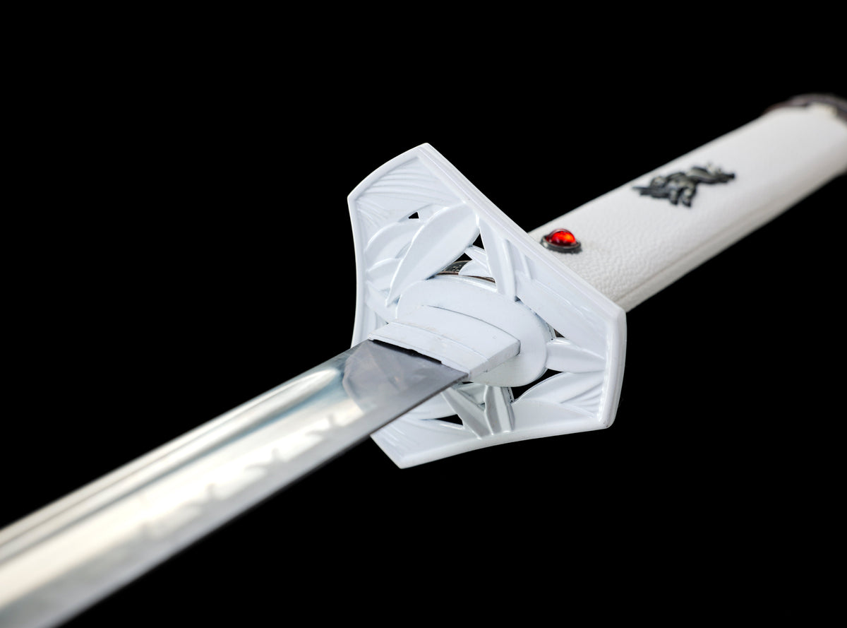 Ghost of Yotei - Blood In The Snow Display (Straight Blade) Katana Katana - Tophatter Daily Deals