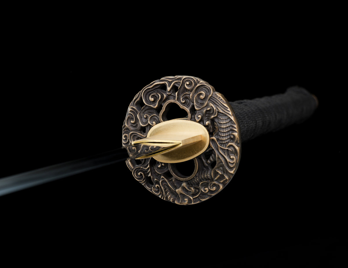 "Ryujin" Clay Tempered Hand Forged Katana