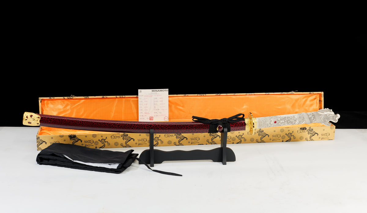 Highlander - Connor MacLeod Clay Tempered Hand Forged Katana Katana - Tophatter Daily Deals