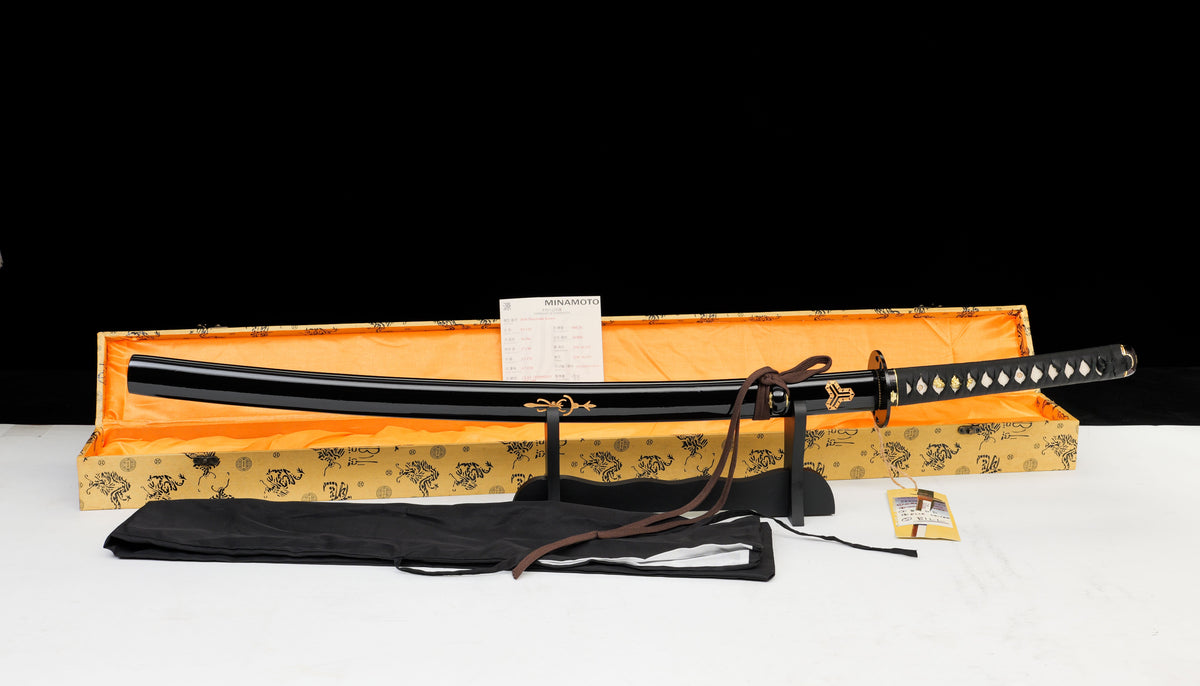 Kill Bill - Deluxe "The Bride" (Uma Thurman) Hatori Hanzo Hand Forged Katana In Clay Tempered HCS Katana - Tophatter Daily Deals