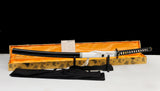 Kill Bill - Deluxe Budd's (Michael Madsen) Hattori Hanzo Hand Forged Katana in Clay Tempered HCS Katana - Tophatter Daily Deals