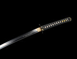 Kill Bill - Deluxe Budd's (Michael Madsen) Hattori Hanzo Hand Forged Katana in Clay Tempered HCS Katana - Tophatter Daily Deals