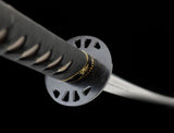 Kill Bill - Deluxe Budd's (Michael Madsen) Hattori Hanzo Hand Forged Katana in Clay Tempered HCS Katana - Tophatter Daily Deals